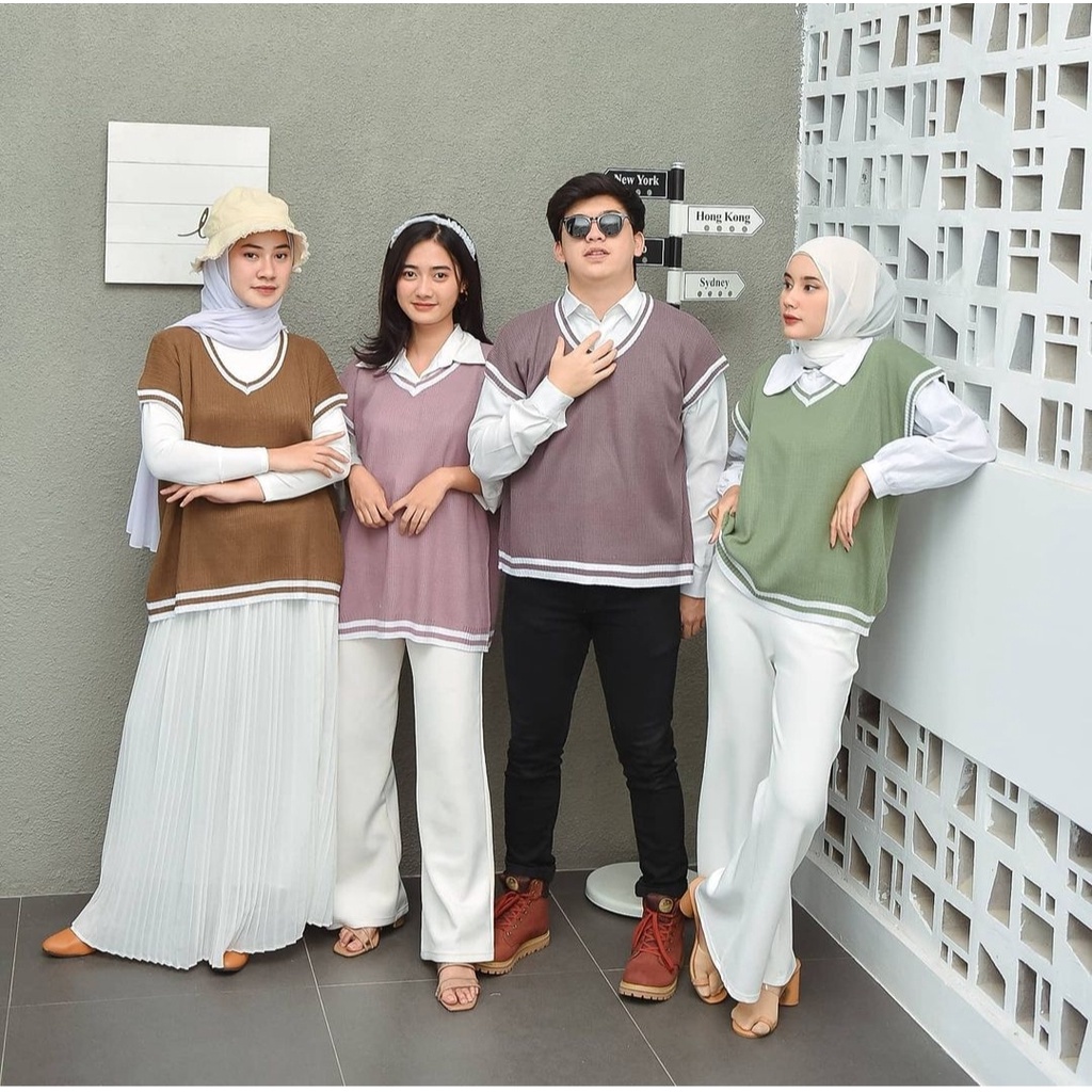 Rompi Vepita Rompi Rajut Vest Wanita