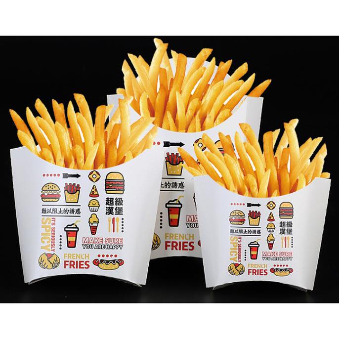 

tempat kotak kentang goreng packing dus / french fries