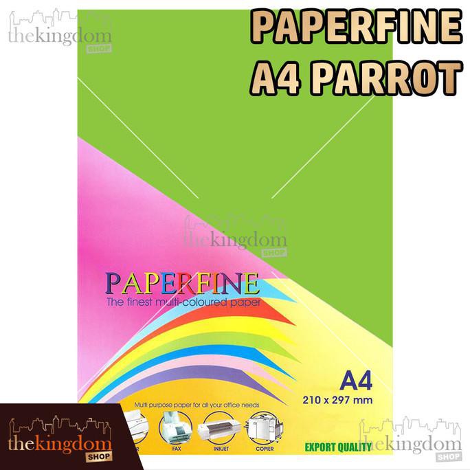 

Paperfine Kertas HVS Warna A4 Parrot Hijau Ijo Tua / Isi 25 Lembar