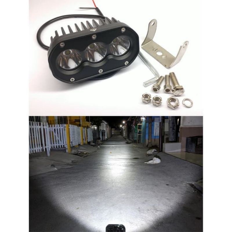 lampu tembak sorot led cree offroad OWL 3 mata laser gun 30 watt IDSHOPP