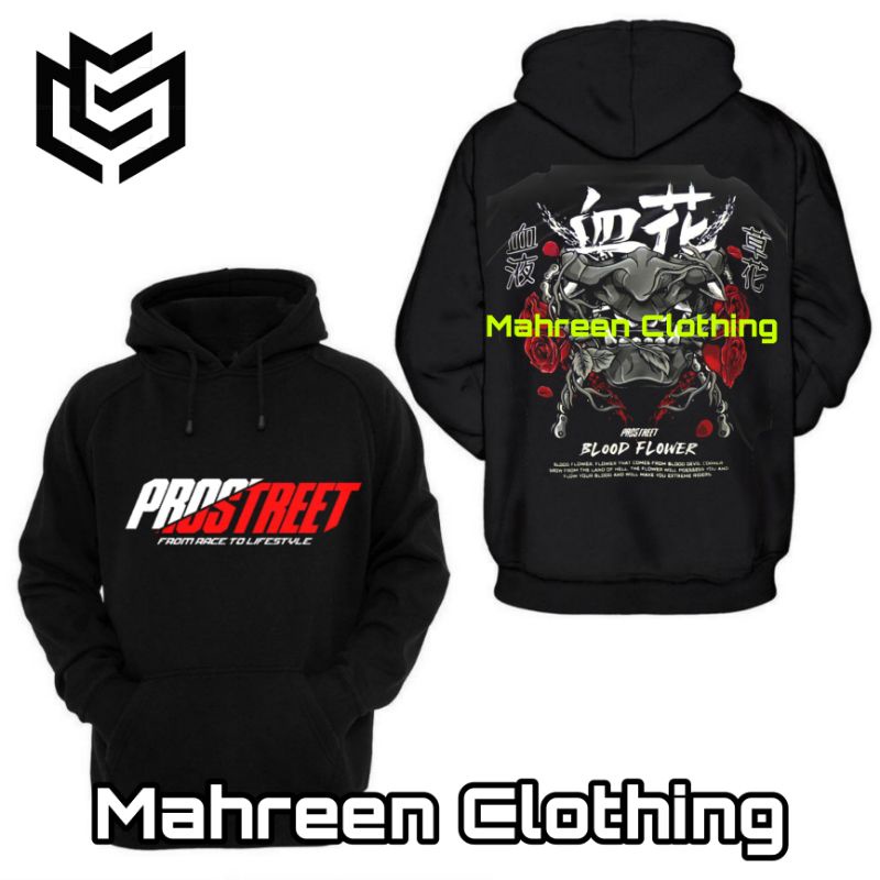 Sweater Hoodie Prostreet Blood Flower