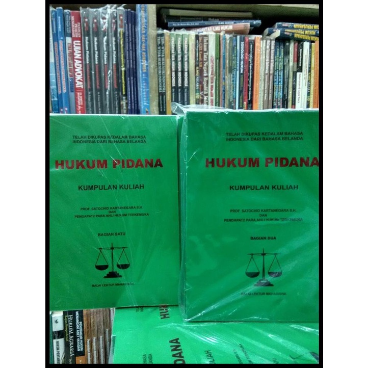 Hukum Pidana 1 Set.Jld 1&2.Satochid | Caramel