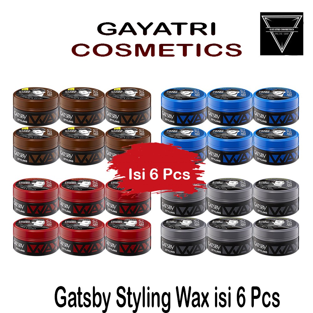 Minyak Rambut GATSBY Styling WAX 75g isi 6pcs