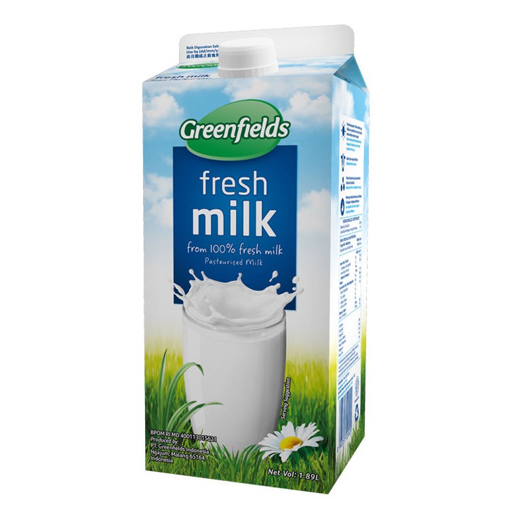 

GREENFIELDS FRESH MILK 1.89L