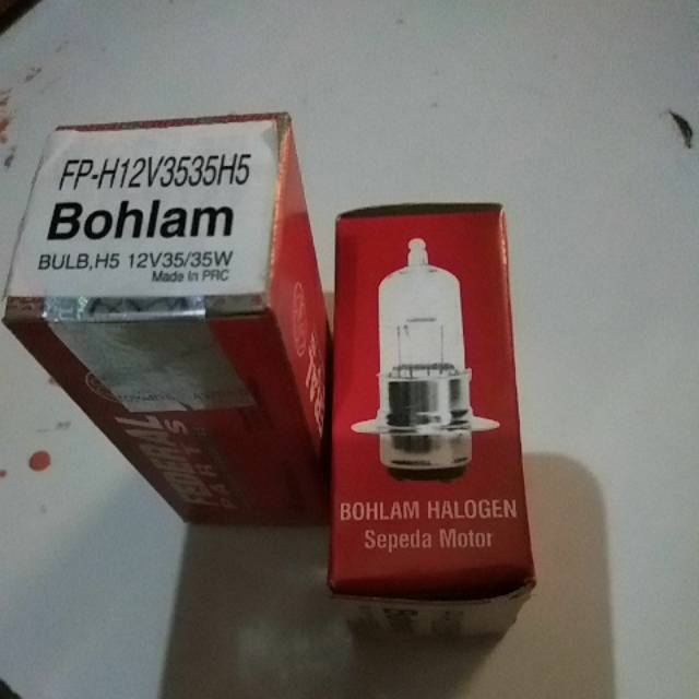 Bohlam Depan Lampu Dop Depan 12V 35W Federal Halogen Supra FP H12V3535H5