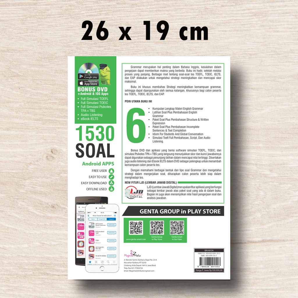 Buku Tes Toefl Toeic Master Of Grammar Bonus Cd Dan Aplikasi Android Shopee Indonesia