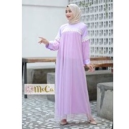 GAMIS BRUKAT MOTIF RENDA | FULL FURING | GROSIR GAMIS SURABAYA