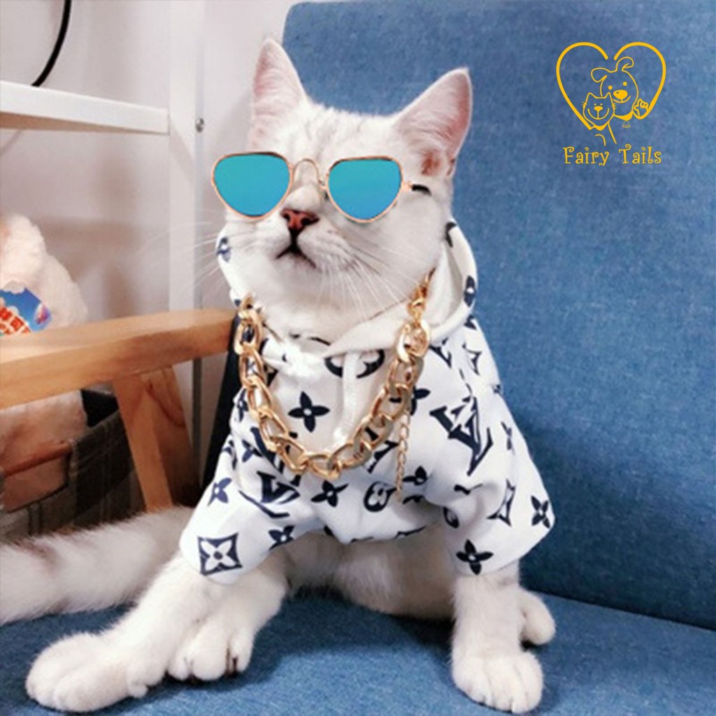 Kostum Cosplay Anjing Kucing Kacamata Gaya Heart | Pet Fashion Sunglassess Heart Triangle Shape