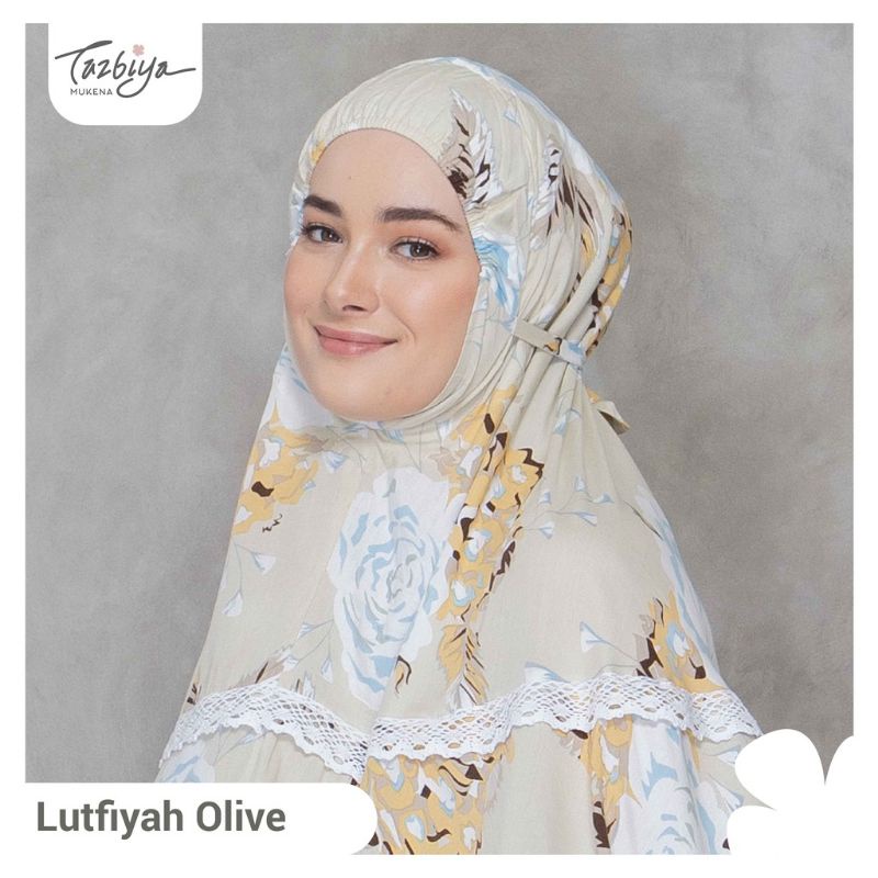 Mukena Tazbiya Lutfiyah Series Jumbo Dewasa Katun Rayon Motif