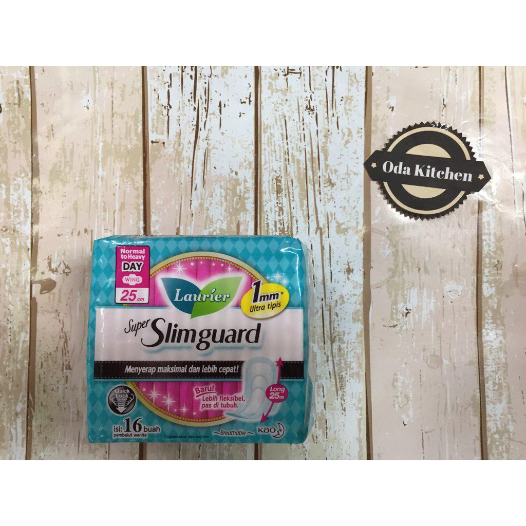 LAURIER DAY WING 25cm SUPER SLIMGUARD 1mm ULTRA TIPIS ISI 16 BUAH