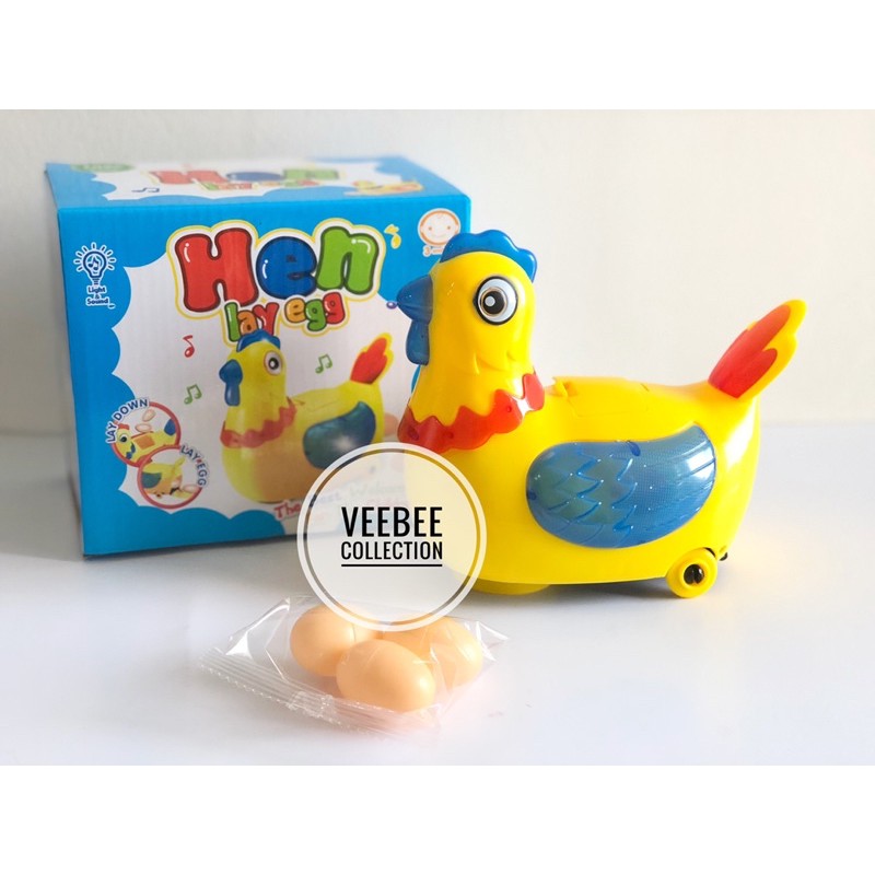 mainan bebek bertelur / mainan bebek bertelur egg/ mainan anak musik/ mainan ayam bertelur