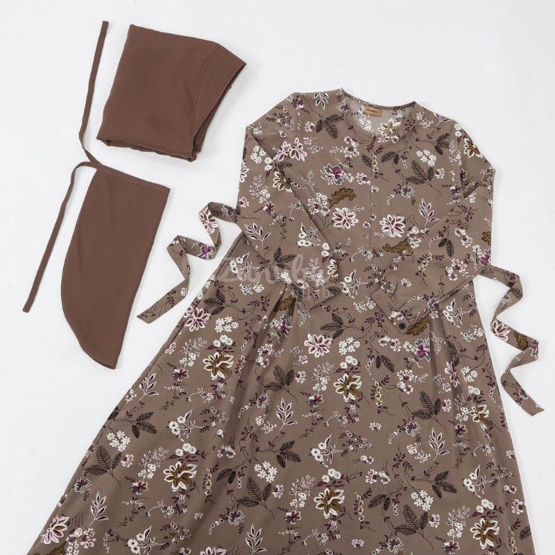 Floral gamis set by Zanuba