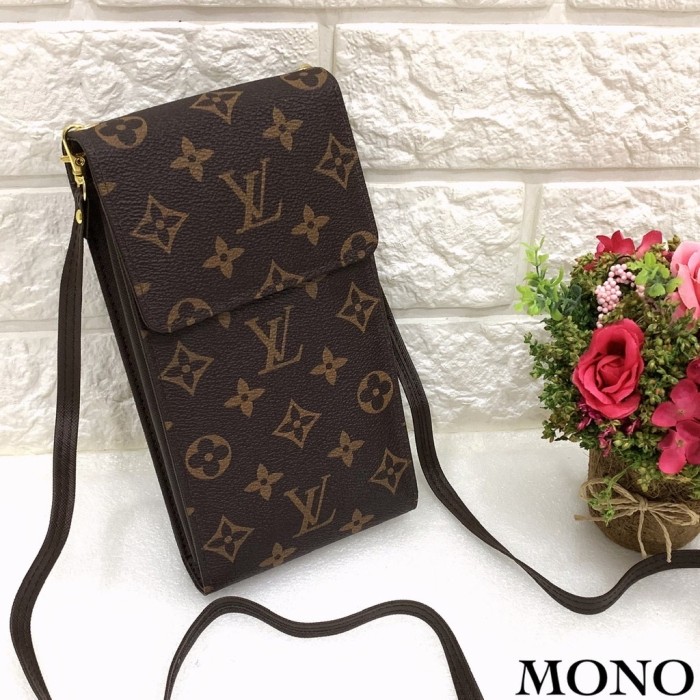 Tas HP wanita | Tas LV selempang | Tas LV HP | Tas HP branded - Mono