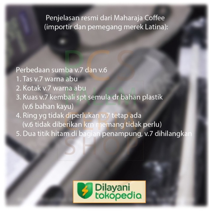 

DISKON - (BISA COD) Latina Sumba- Handy Coffee Grinder Stainless Gilingan Kopi Manual - Versi 6