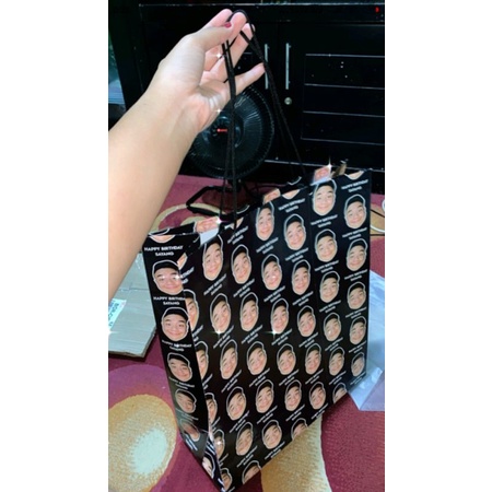 

(Bisa Satuan) Paperbag Custom Free Edit desain Foto atau kata-kata lucu