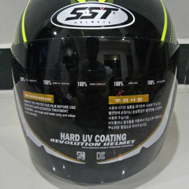 Helm SST Half Face SS7 Decal