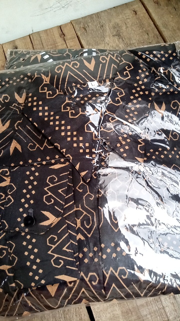 Batik Couple• Tunik/dress Batik Couple Kemeja Batik Pria • Baju Batik Couple Semut Hitam •