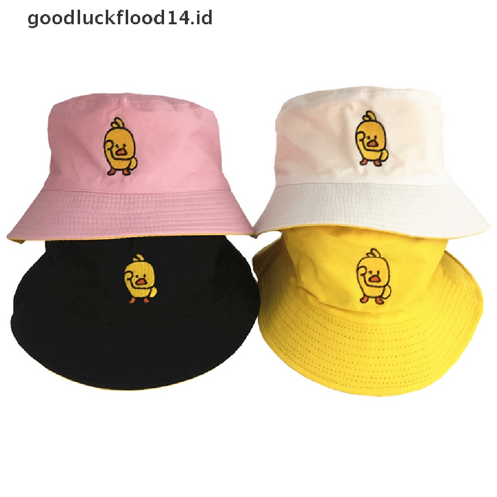 [OOID] Bucket Hat men women Fashion cotton reversible Panama sad boys Fisherman Hat ID