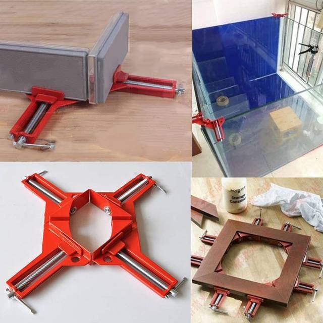 Klem sudut siku - Clamp sudut siku corner - Corner Clamp Penjepit Sudut Frame Kaca Kayu