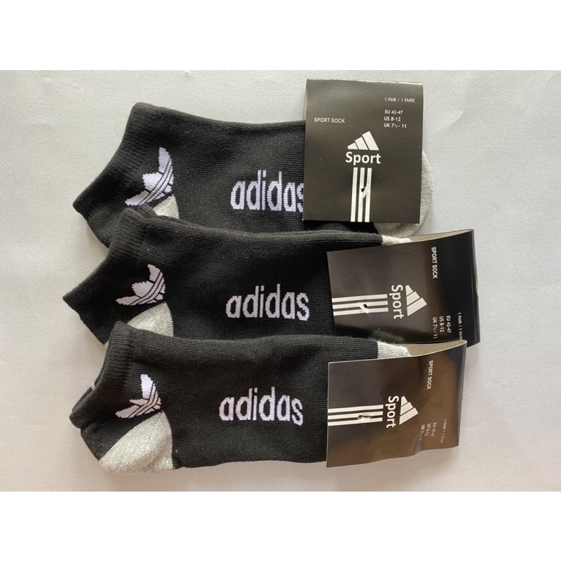 Kaos Kaki Adidas Sock Original Pendek Mata Kaki untuk Olahraga Gym Fashion