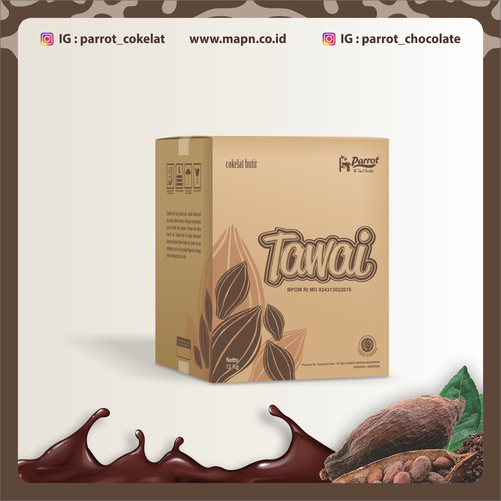 

Meses Cokelat Parrot Tawai Kemasan 4 X 3kg by Parrot