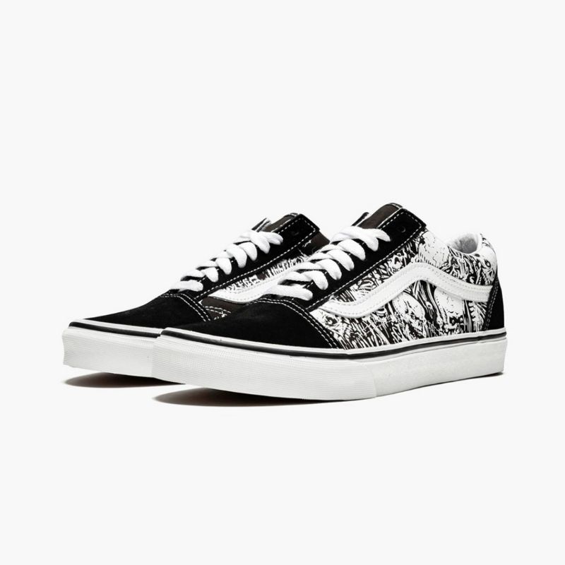 Vans Old Skool Forgotten Bones Black White Original