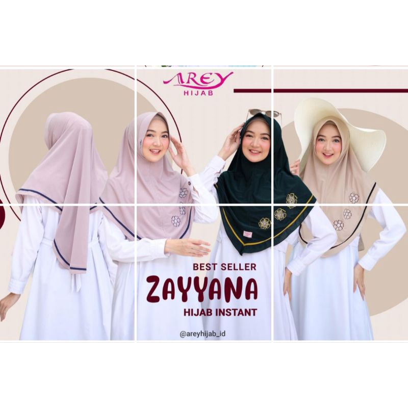 061 ZAYYANA ORI AREY HIJAB || JILBAB INSTAN KERUDUNG-2