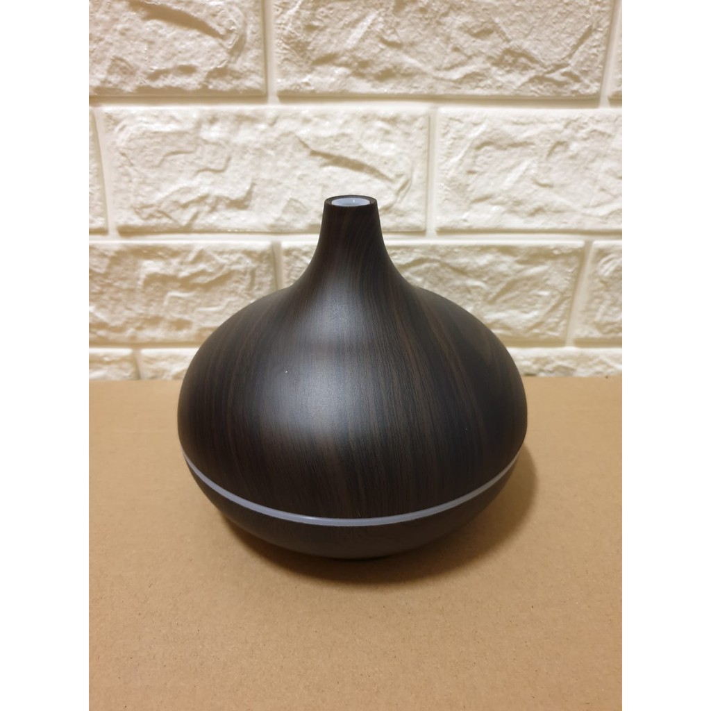 Humidifier H06 Wood Black Essential Aroma Diffuser Ultrasonic 7 Colors