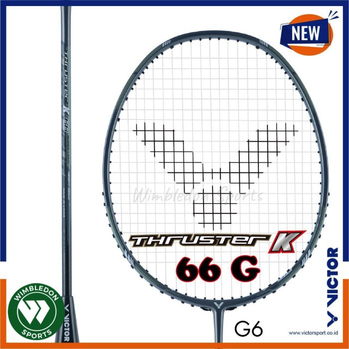 NEW Raket Badminton Victor Thruster K 66 / Raket Victor TK-66 /TK 66 (66g)