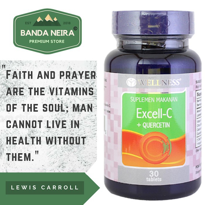 Terlaris Permen Akiyo - Immunocal - Enervon C Wellness Excell C + Quercetin 30 Tablet Produk