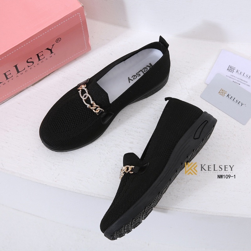 Sepatu Slip On Wanita 3cm Kelsey NW109-1