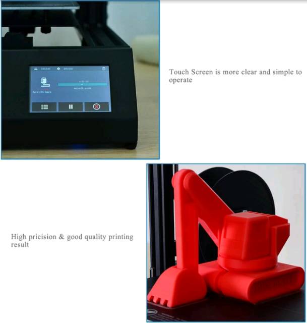 3D Printer Terbaru Luas area print 3harga pabrik