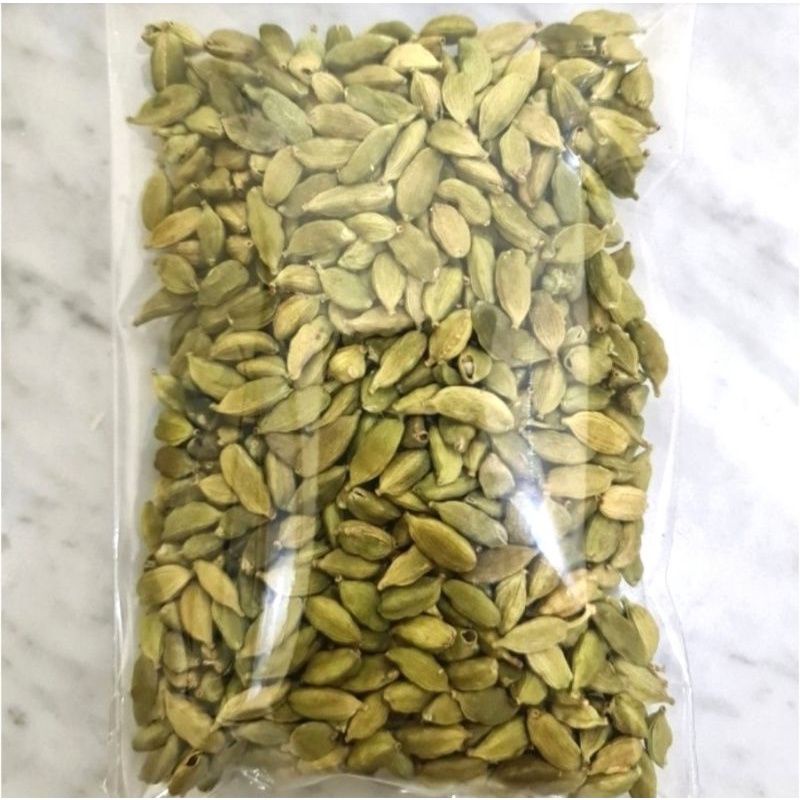 

Kapulaga Hijau 100 Gram Green Cardamom Original Kapolaga Penyedap Makanan dan Minuman