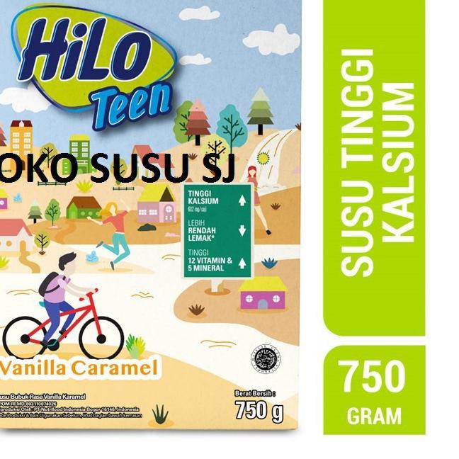 

(PROMO CJW38) HILO TEEN VANILLA CARAMEL CHOCOLATE 750 gram /750GR/VANILA/COKLAT ❀