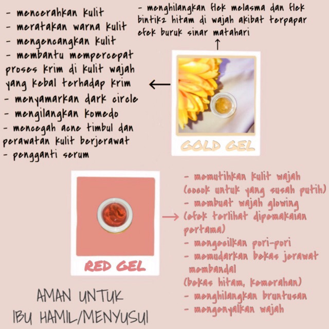 

GOLD/RED GEL