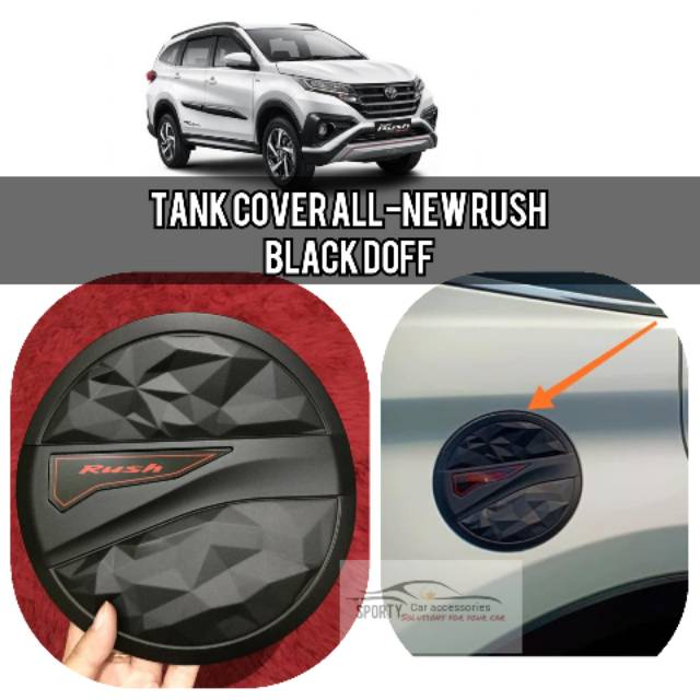 Tank cover all-new rush black doff