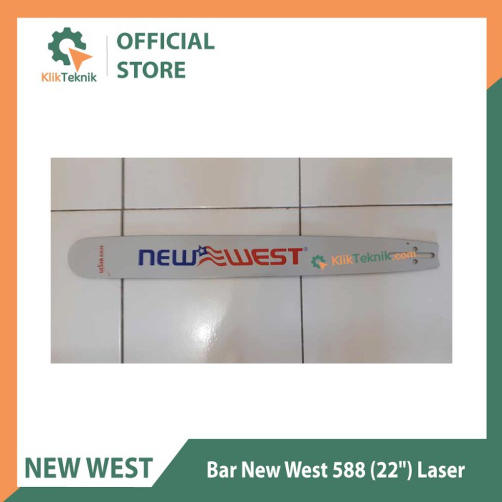 Bar New West 588 (22") 43T Laser Tanpa Gigi