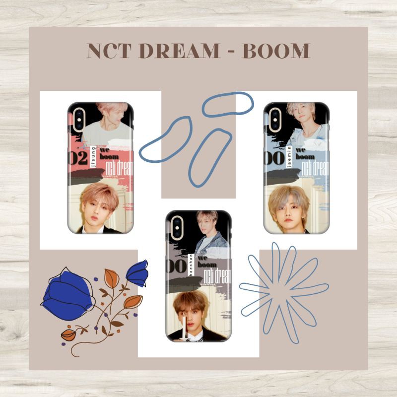 (NCT DREAM) Case NCT Dream Boom Version Anticrack Softcase Renjun Jeno Haechan Jaemin Chenle Jisung