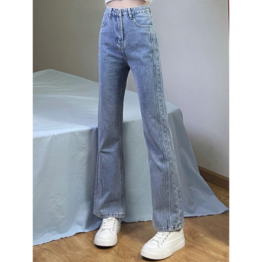 celana jeans wanita//celana panjang wanita// straight fit jeans wanita