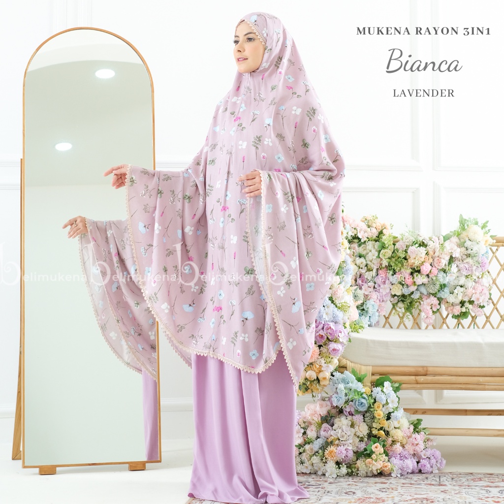 Mukena Dewasa Rayon 3in1 Bianca