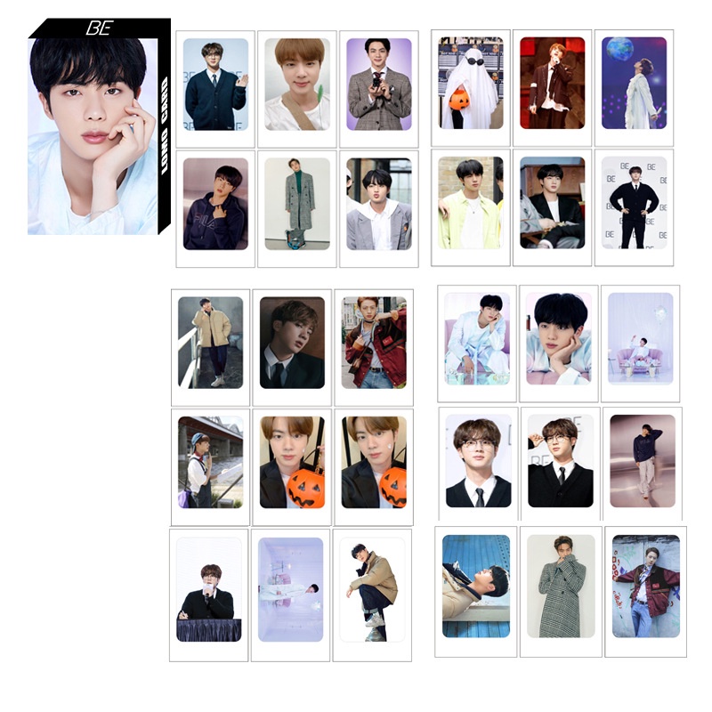 30pcs / set Kartu Pos LOMO Foto BTS JUNG KOOK V SUGA RM