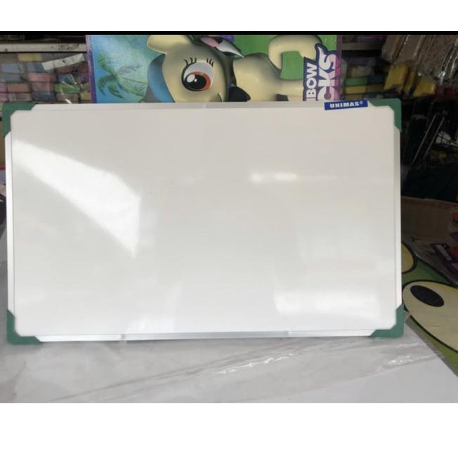 

<Q-IBR <☀ PAPAN TULIS WHITEBOARD 90x120 <murah