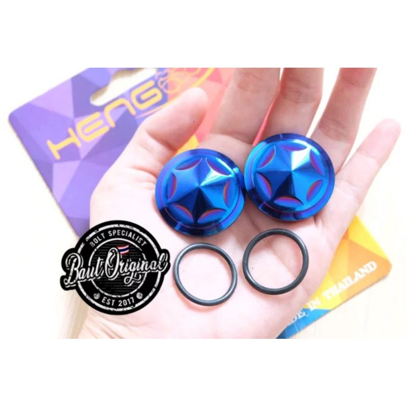 tutup as shock as 33mm probolt blue ninja r original heng thailand