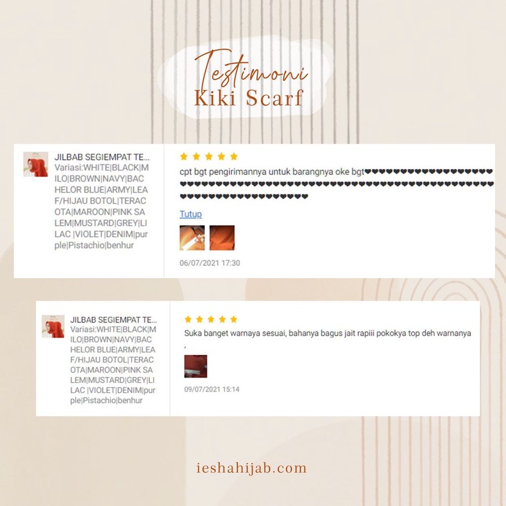 JILBAB SEGIEMPAT TERACOTA,MERAH BATA,ORANGE TUA, KATUN,MURAH,BISA DROPSHIP,MUDAH DIBENTUK,COD-6