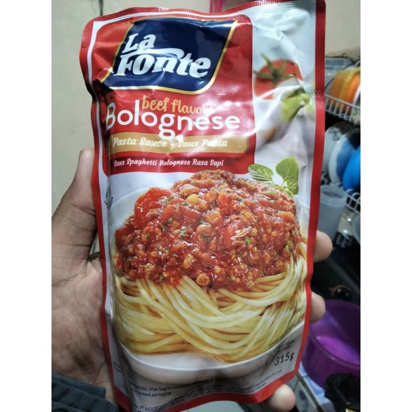 

La Fonte saos bolognese 315 gram !! !! free buble warp