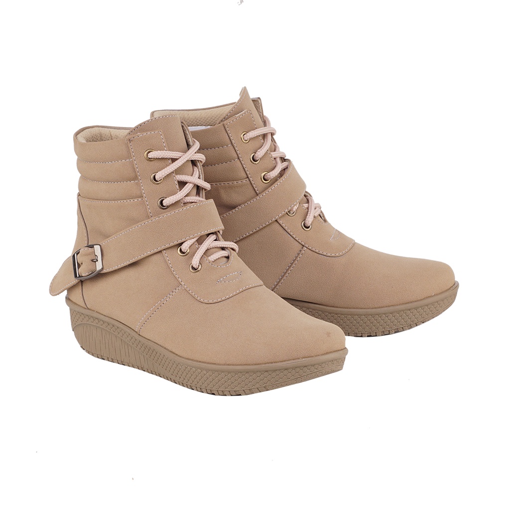 sepatu boots wanita murah / sepatu boots cewek /sepatu boot perempuan /sepatu boot korea /sepatu wedges boot 0446