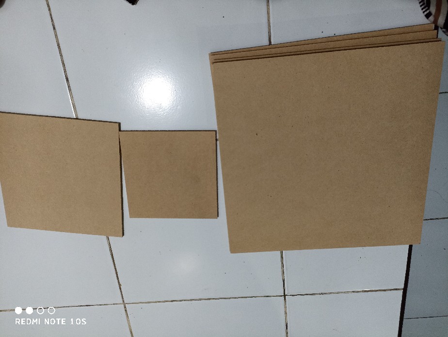 Craftpedia Potongan Kayu Mdf 15x15 Cm (6mm)