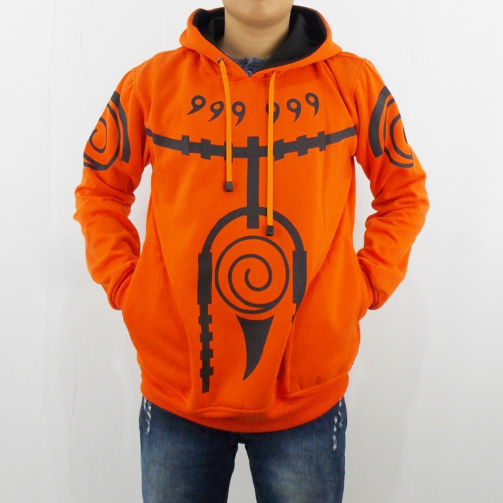 JAKET NARUTO KYUBI SEAL - JAKET HOODIE NARUTO OBITO KYUBI SEAL - JAKET KONOHA SHIPPUDEN KURAMA 01