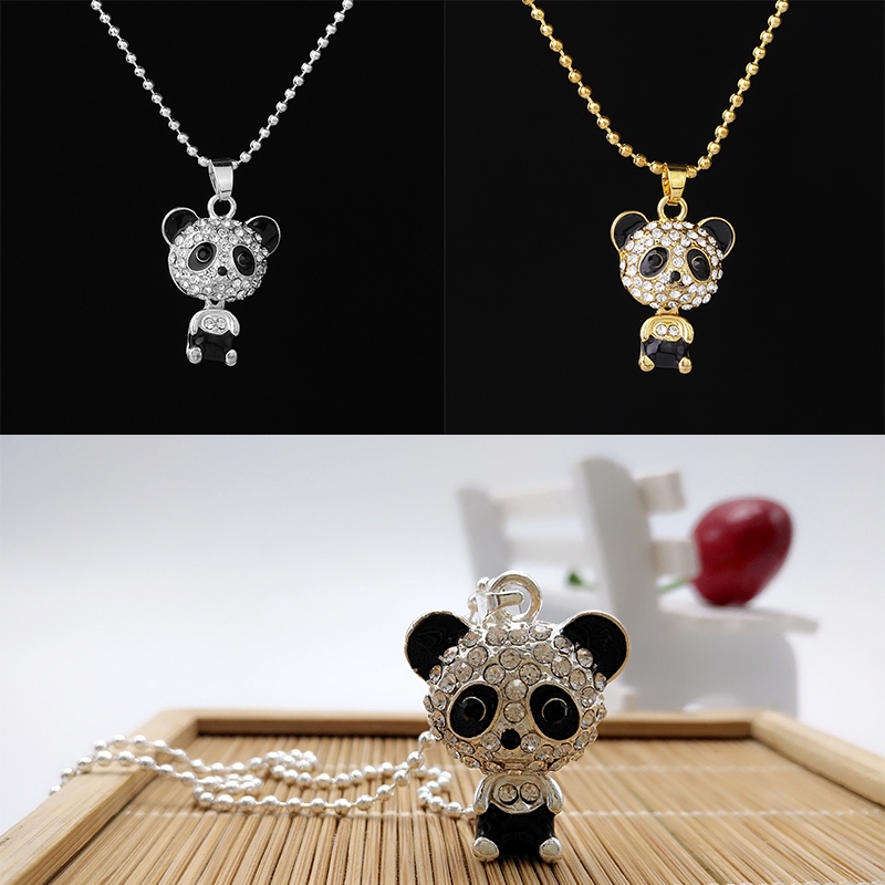 [New]Big Panda Cute Pendant  Kalung Fashion Aksesoris