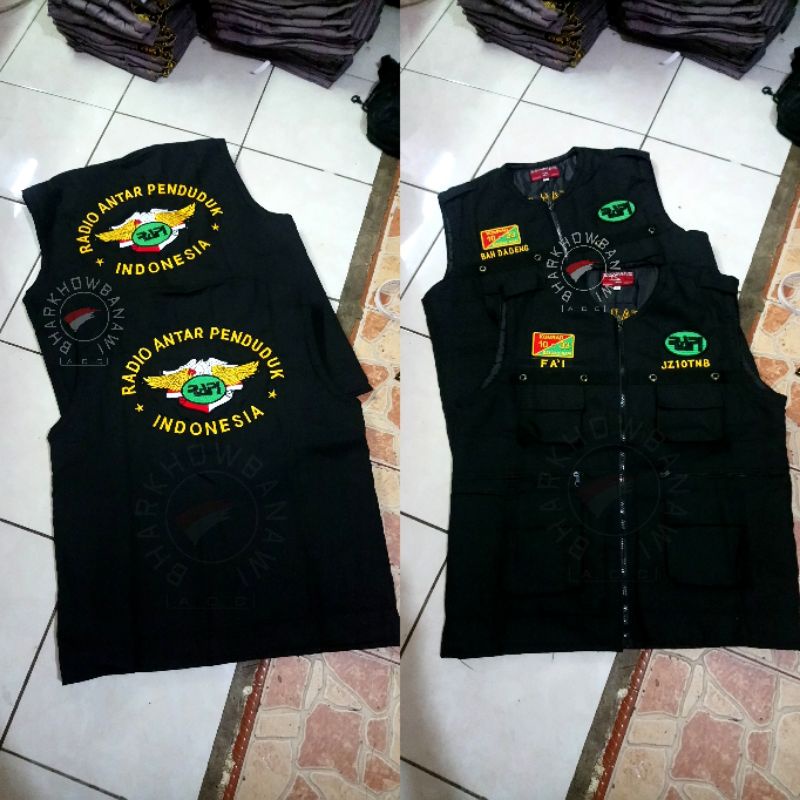 ROMPI VEST LAPANGAN RAPI FULL BORDIR NAMA DAN CALLSIGN